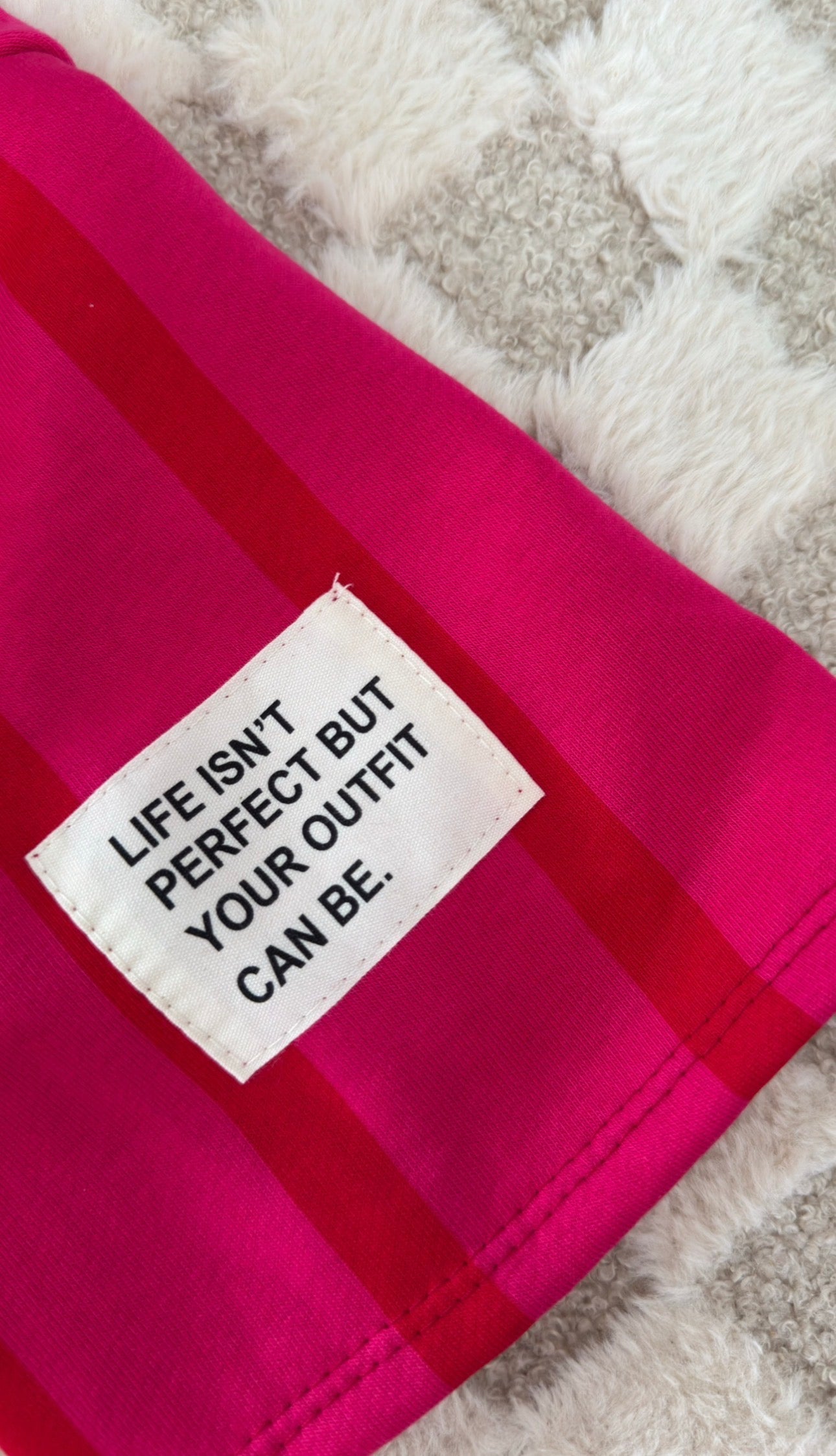 T-shirt loose fuschia