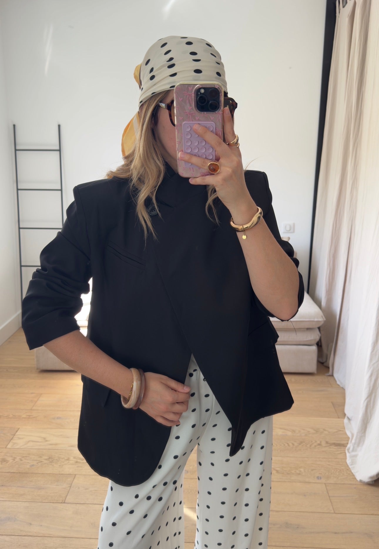 Blazer col croisé