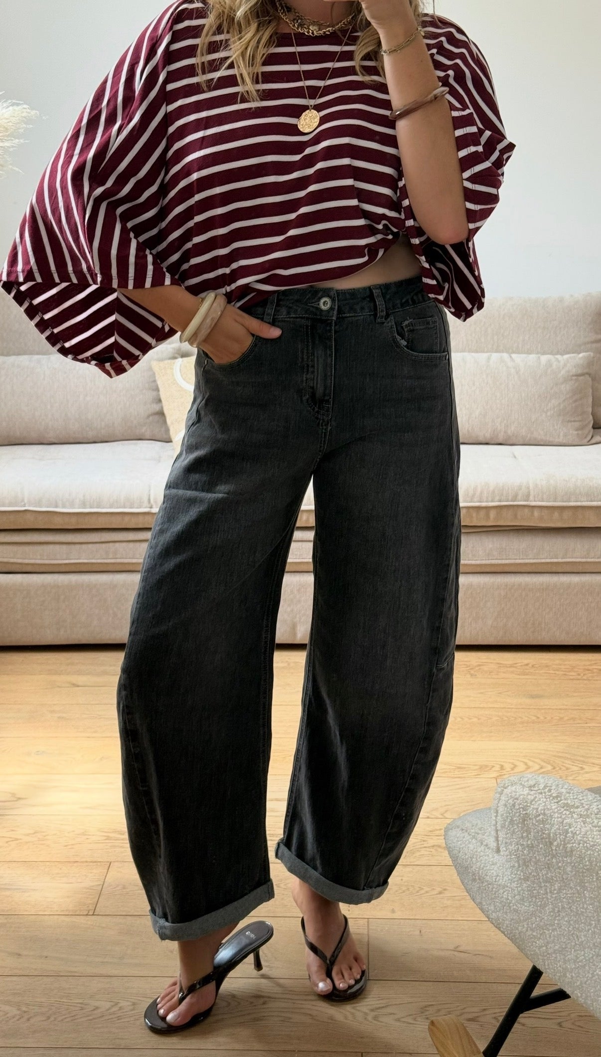 CHARLIE - JEAN BARREL GRIS