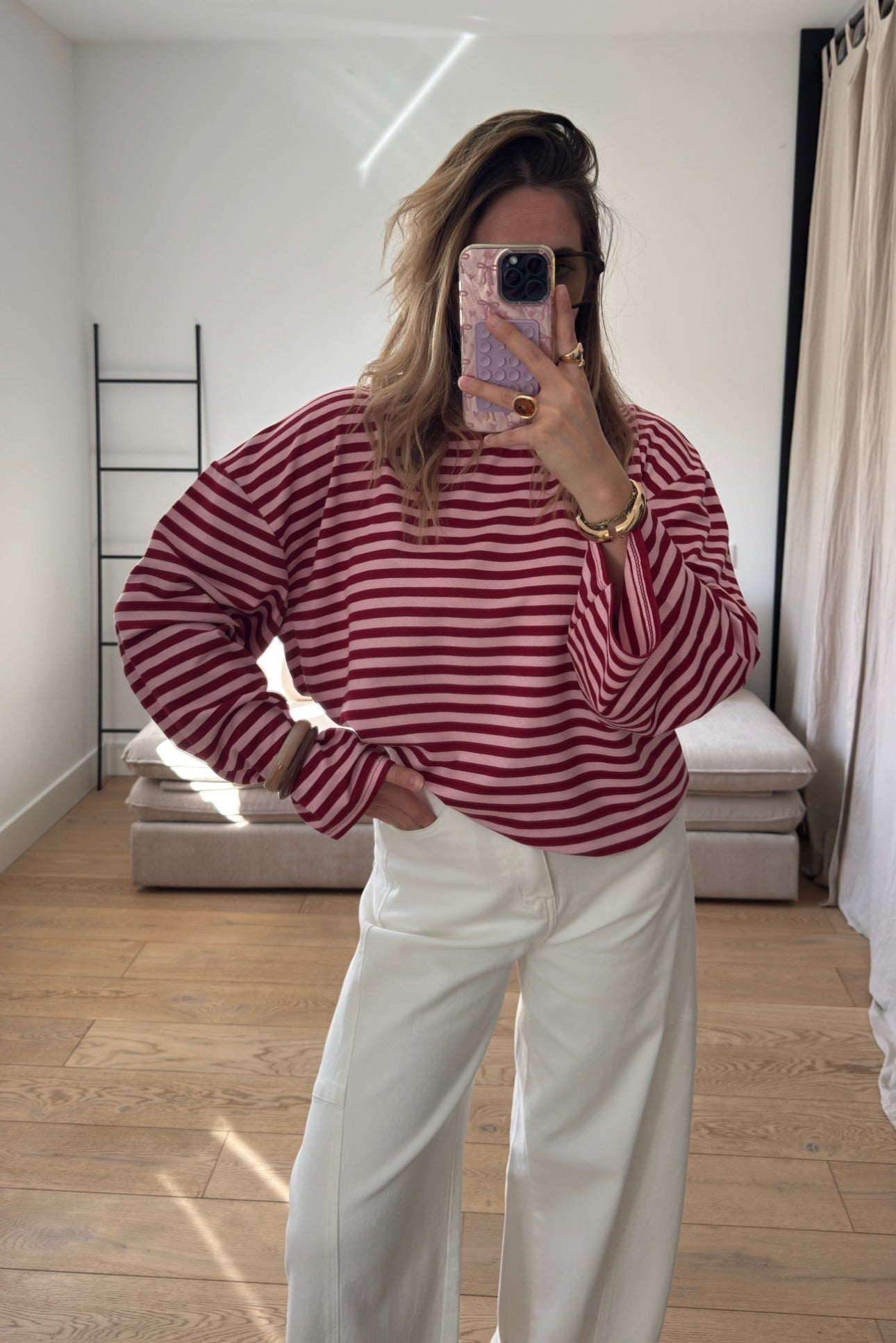Top à rayures oversize ( précommande )