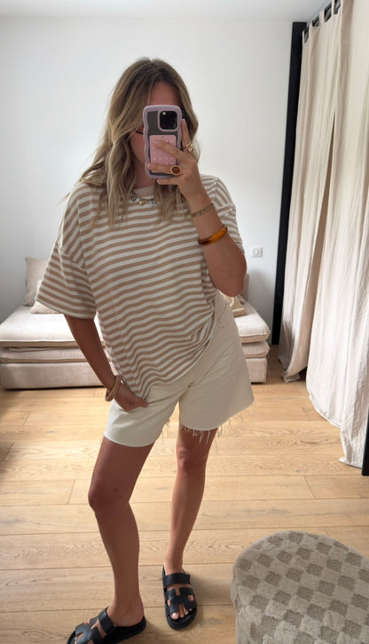 Marinière tendance beige 🤎