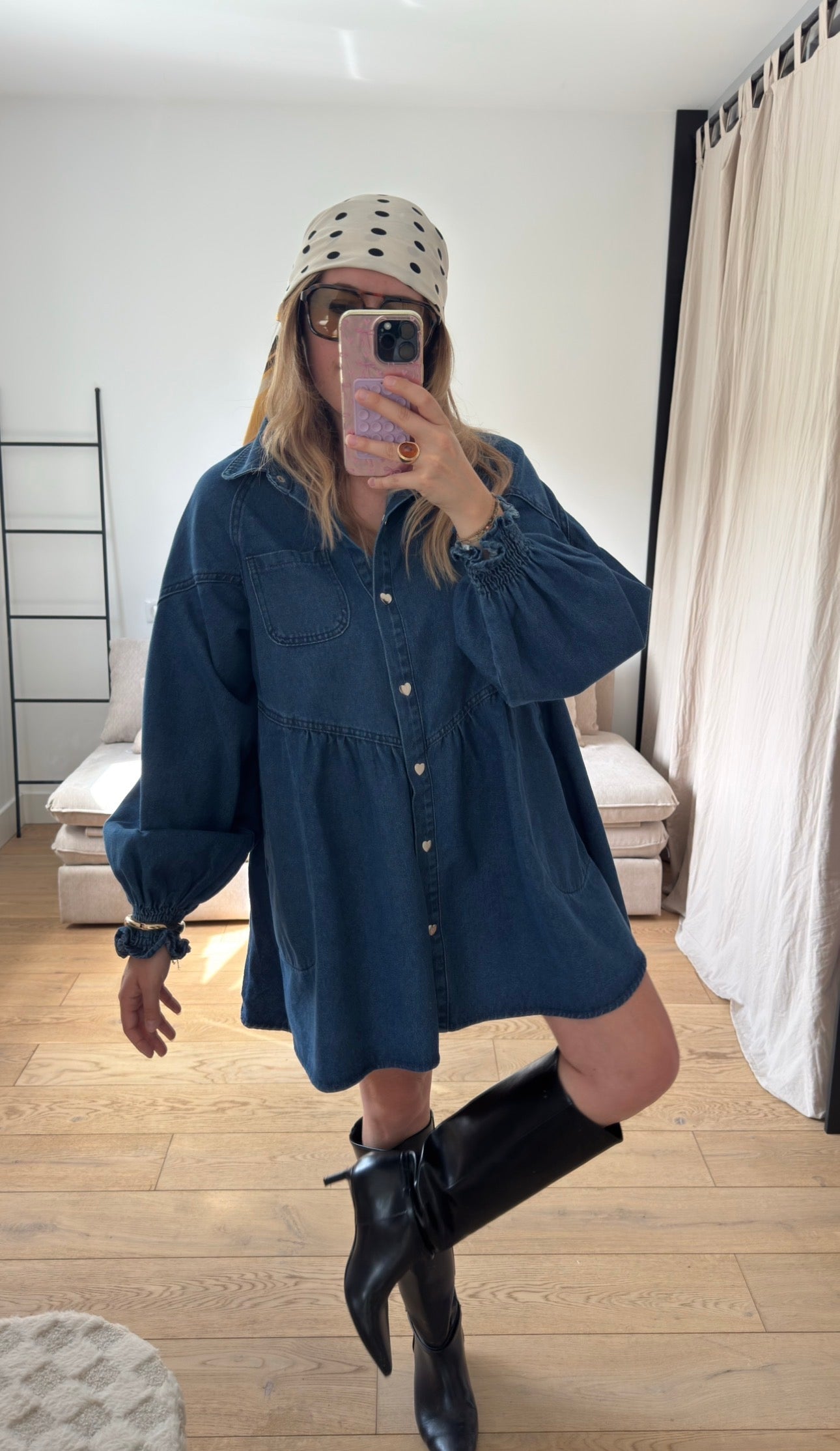 Robe en jean