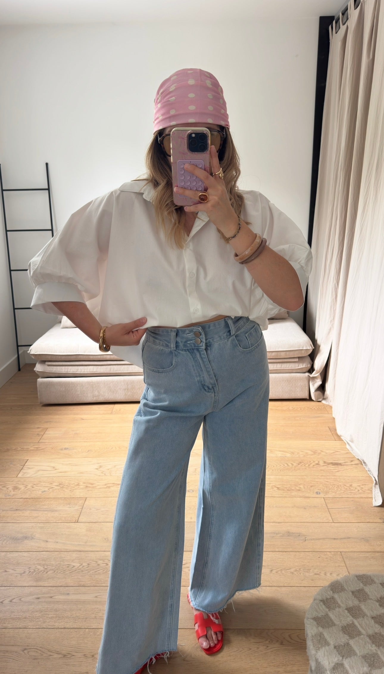 Chemise manches bouffantes
