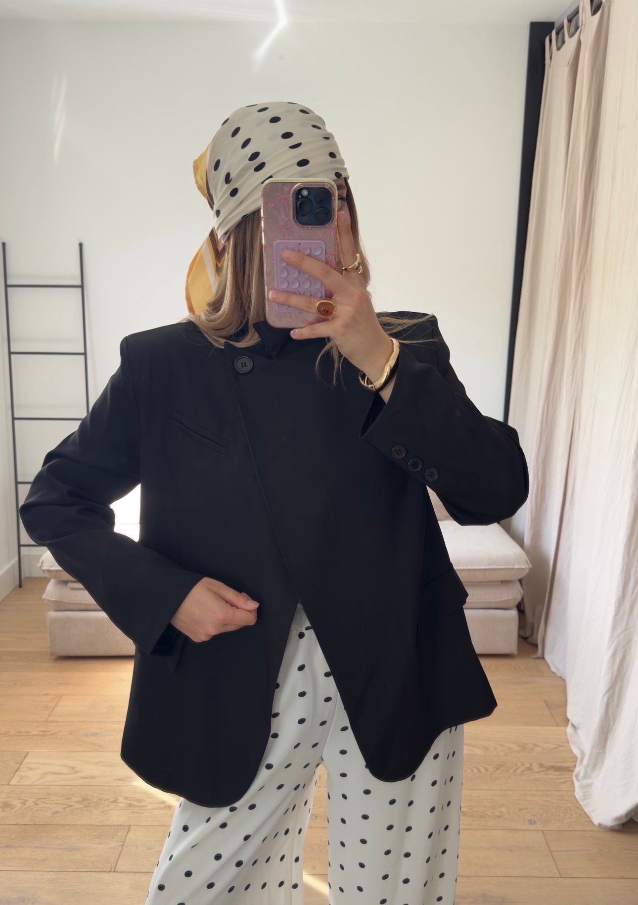 Blazer col croisé