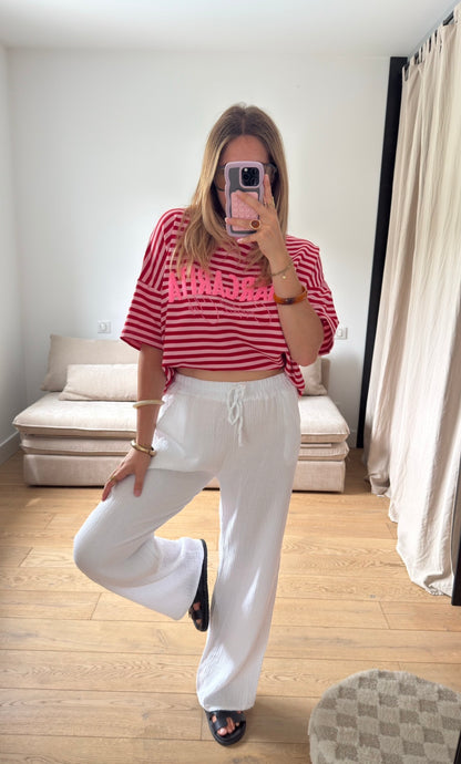 Pantalon en gaze de coton ✨