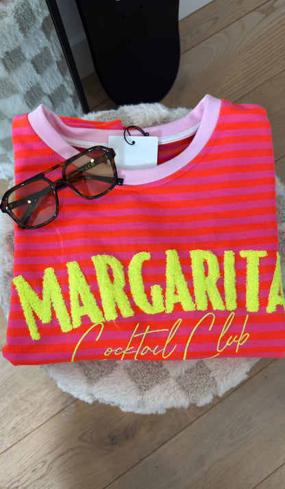 Marinière "Margarita club" fluo 🧡