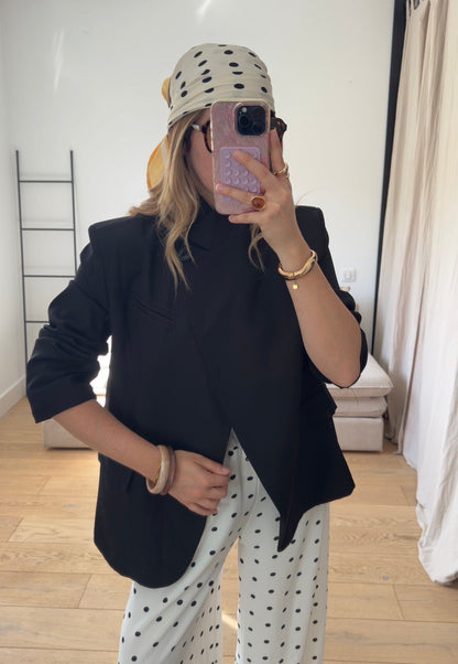 Blazer col croisé