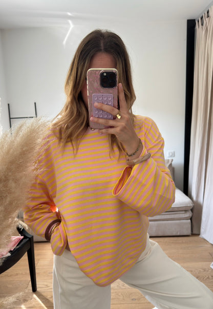 Top à rayures oversize ( précommande )
