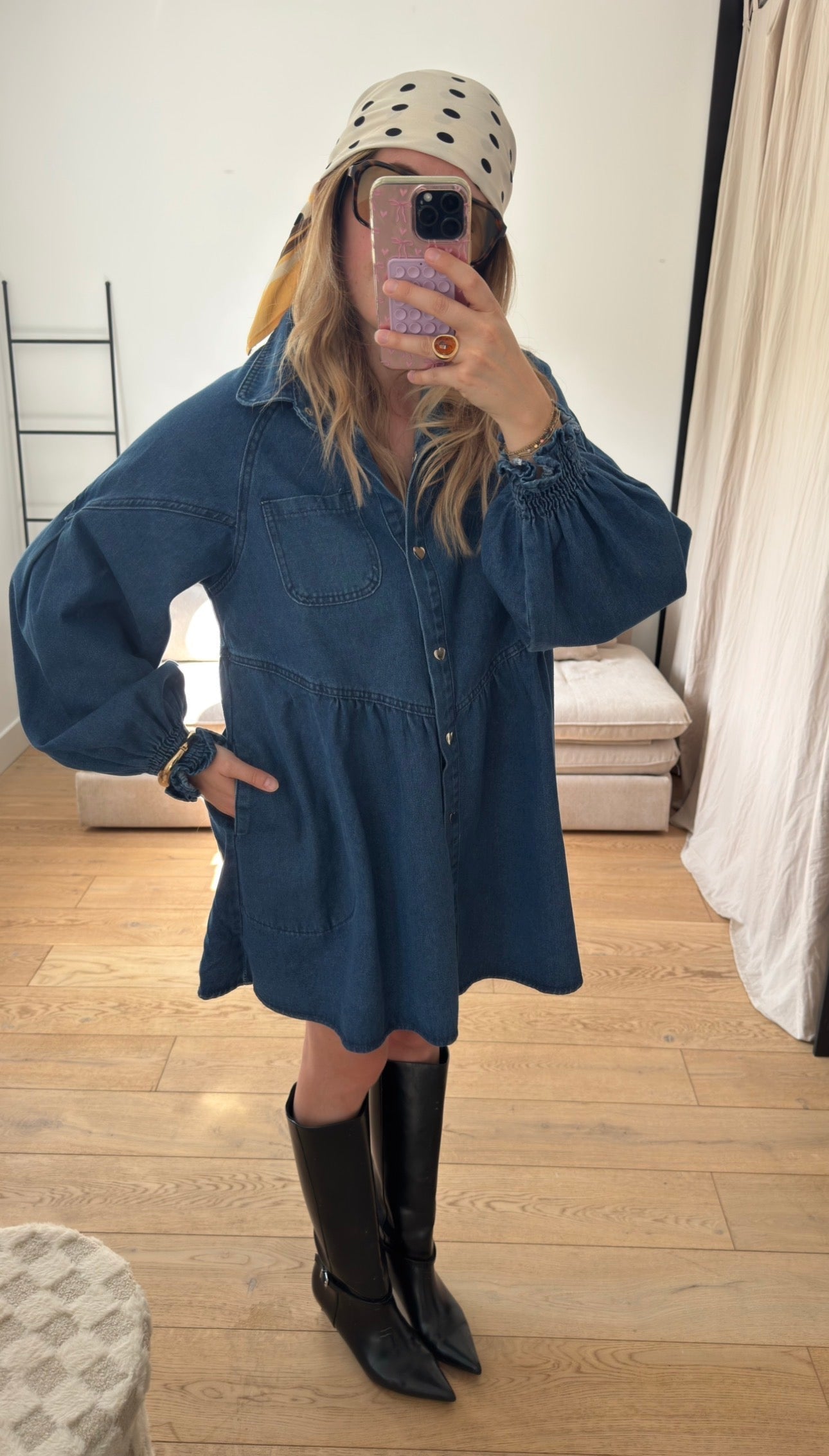 Robe en jean