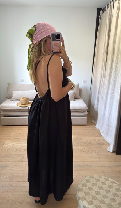 Robe longue dos nu 🖤