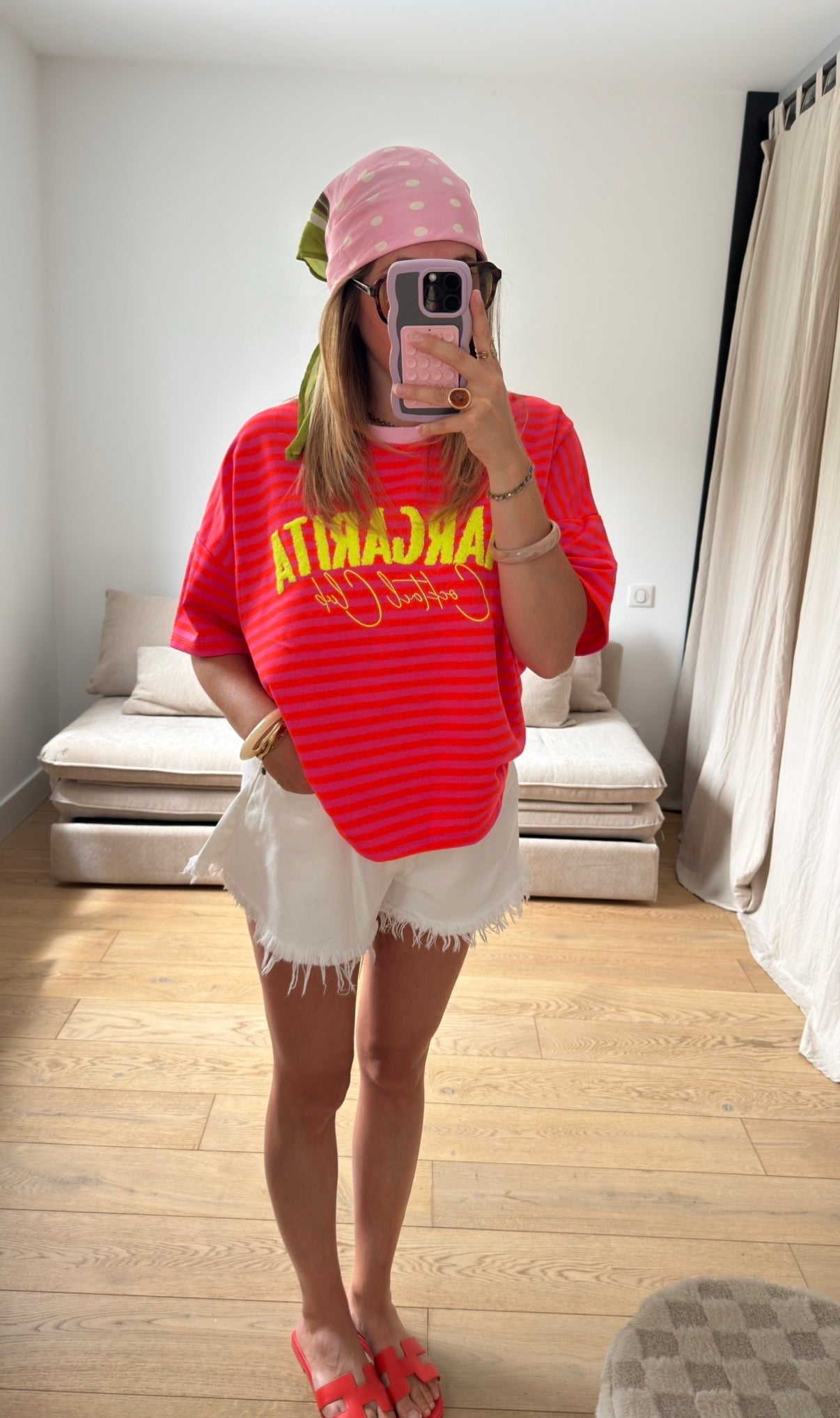 Marinière "Margarita club" fluo 🧡