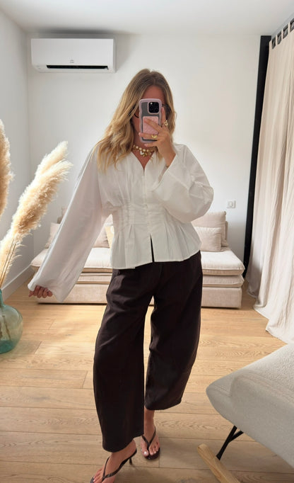 ALBA - BLOUSE BLANCHE