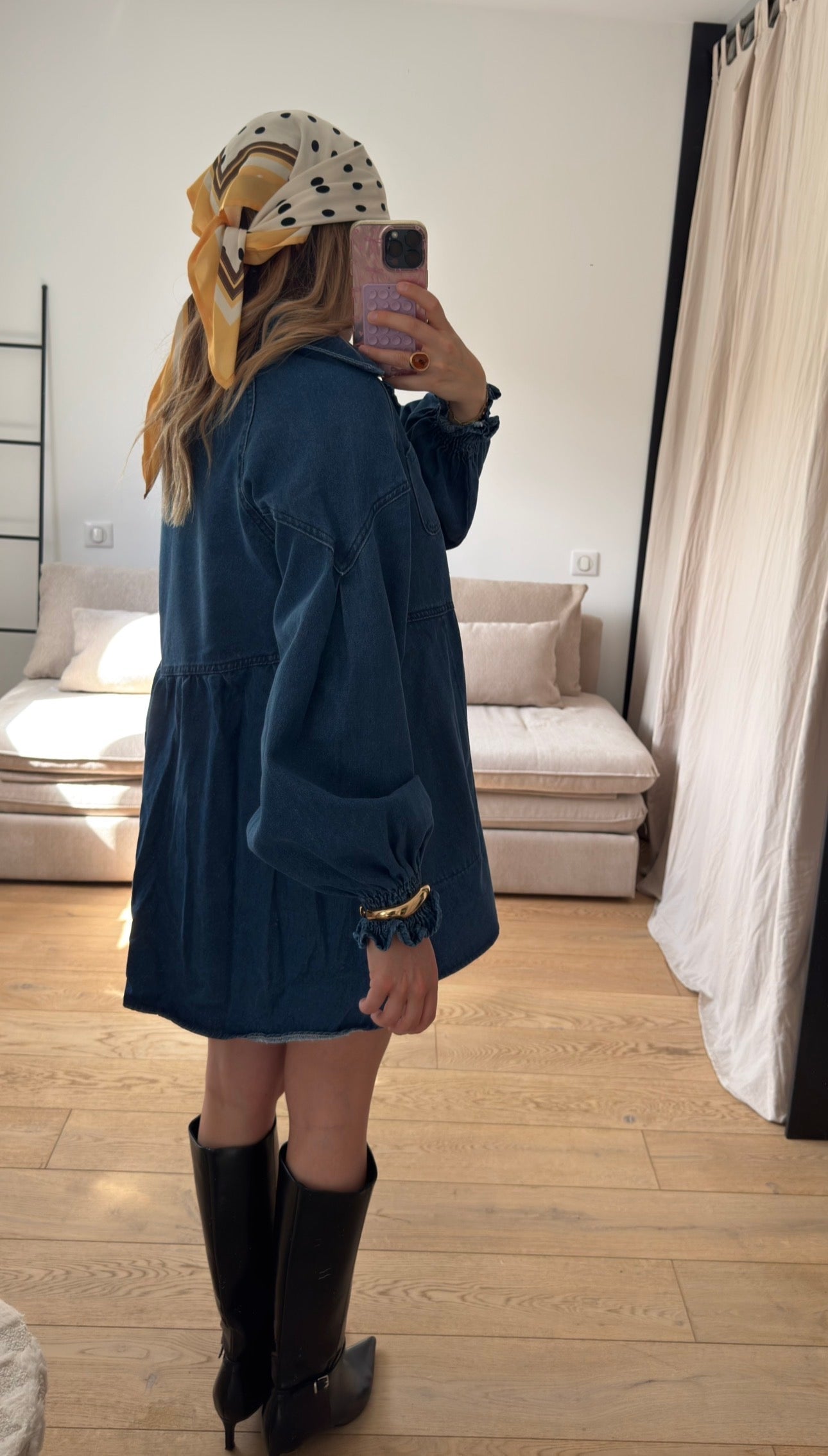 Robe en jean