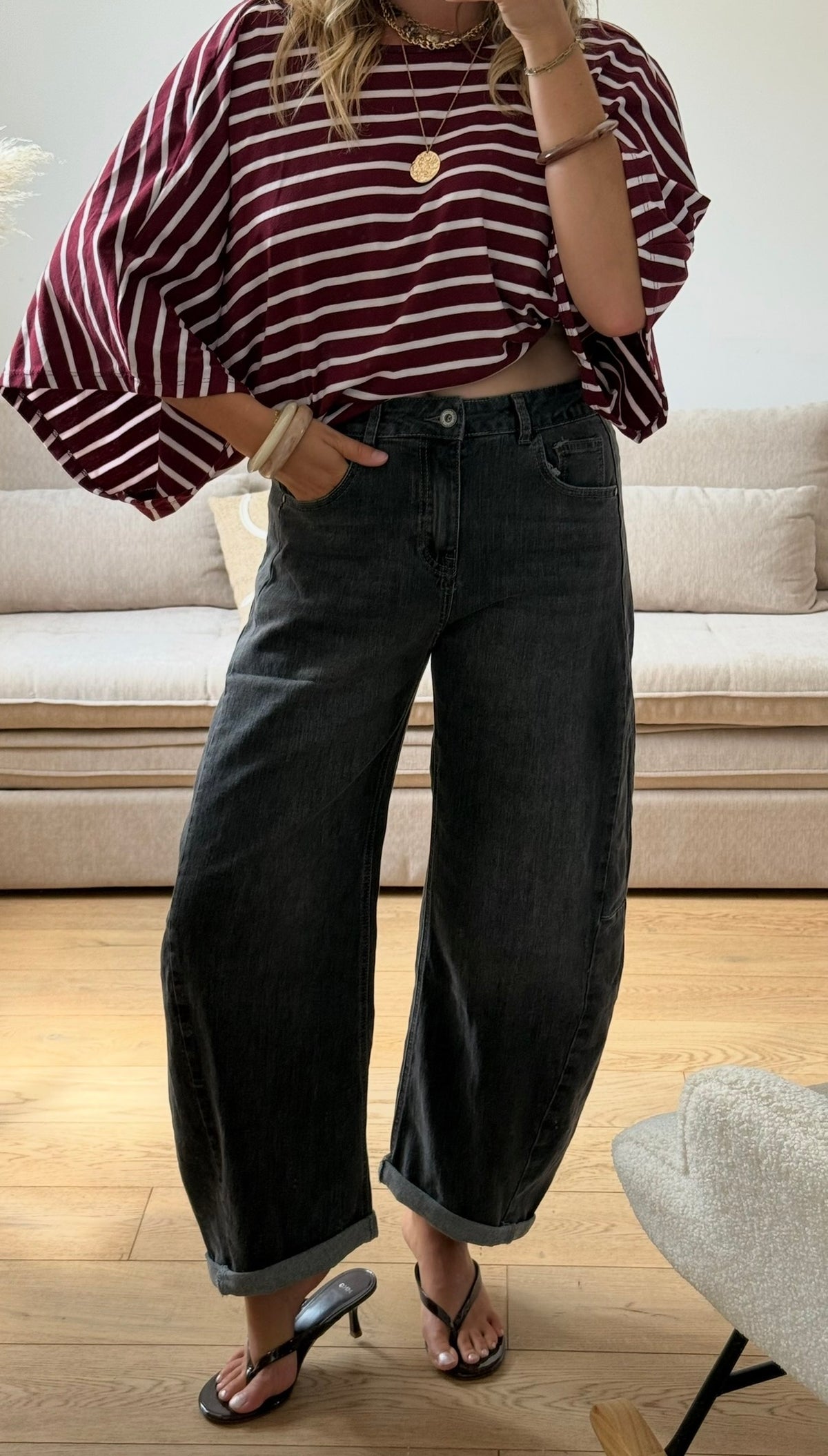 CHARLIE - JEAN BARREL GRIS