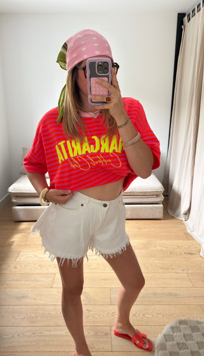 Marinière "Margarita club" fluo 🧡