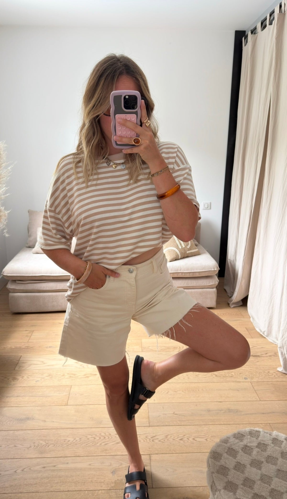 Marinière tendance beige 🤎