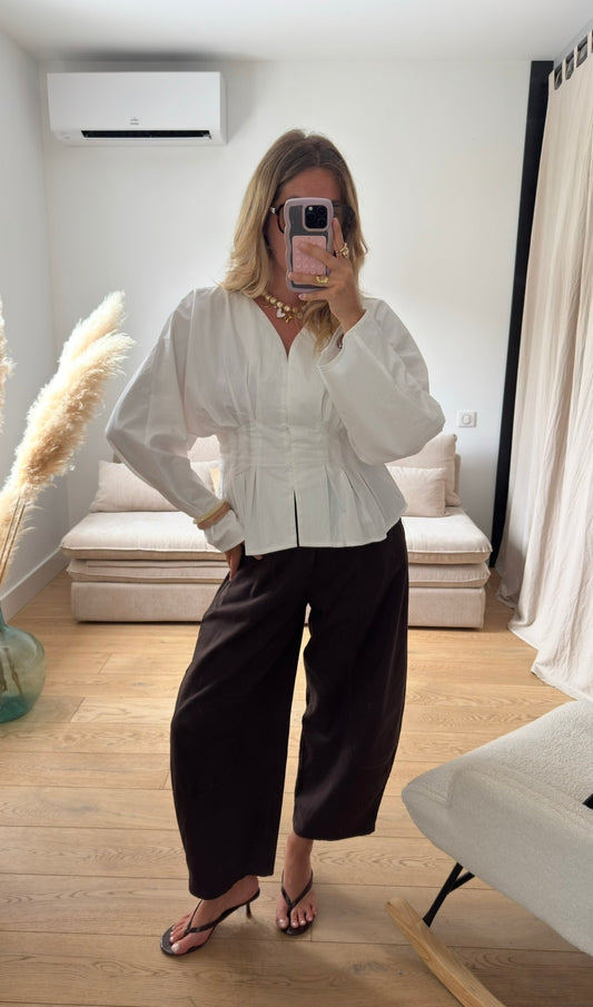 ALBA - BLOUSE BLANCHE