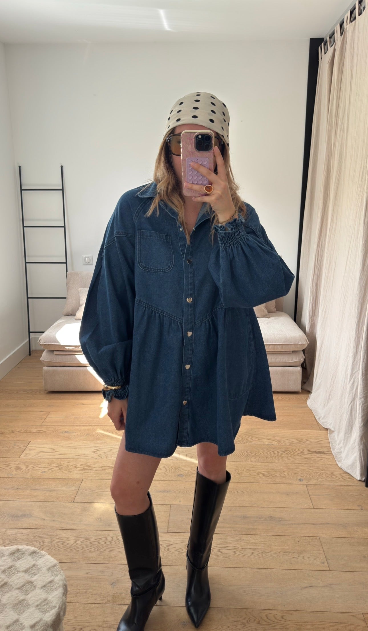 Robe en jean