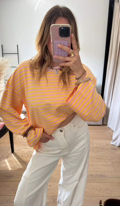 Top à rayures oversize ( précommande )