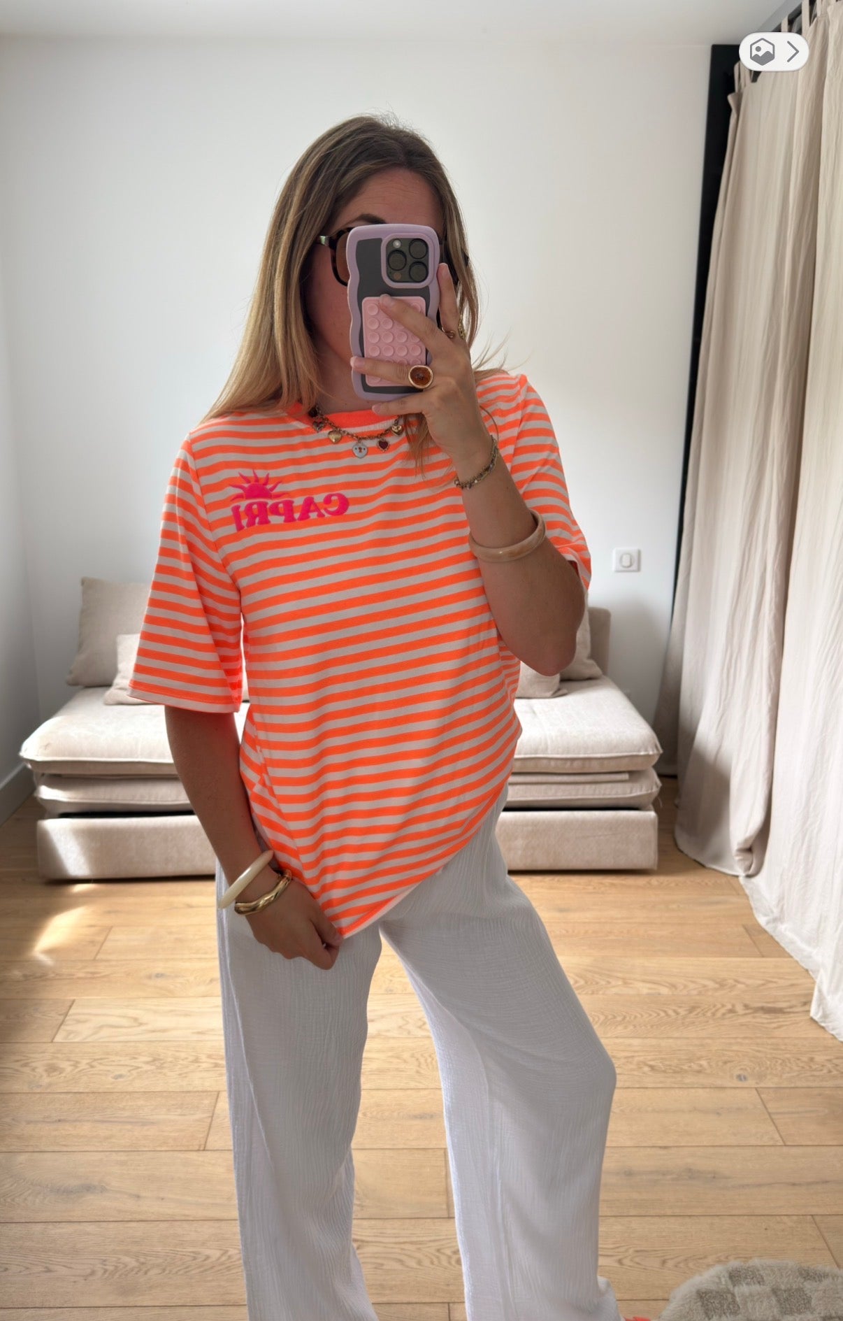 Marinière Capri orange 🌞