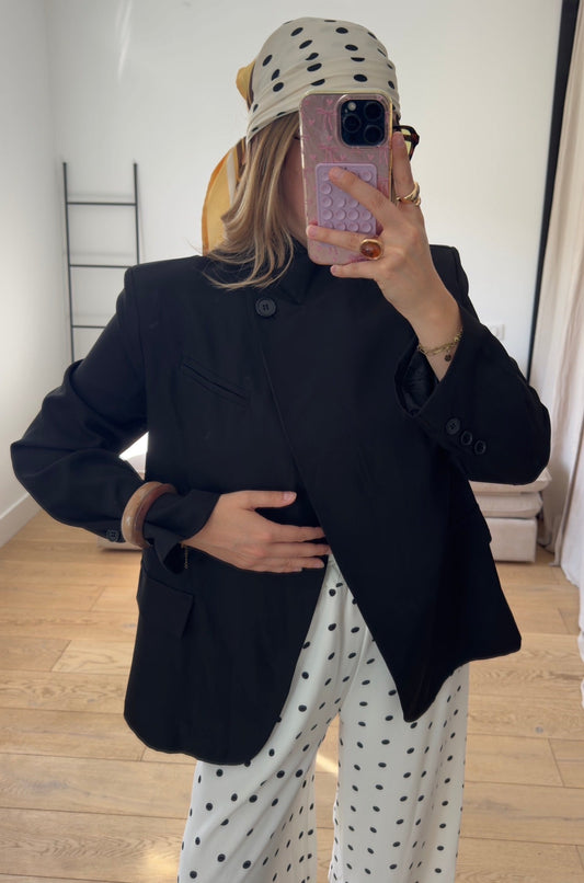 Blazer col croisé
