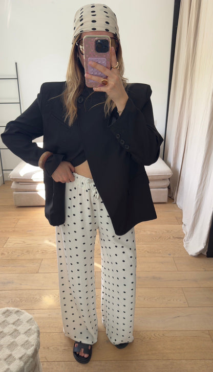 Pantalon à pois