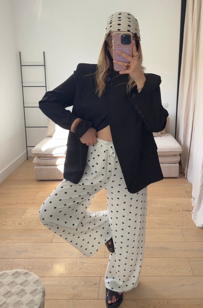 Pantalon à pois