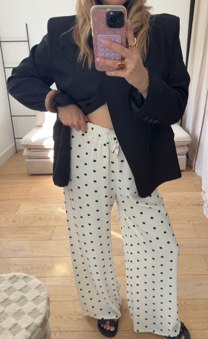 Pantalon à pois