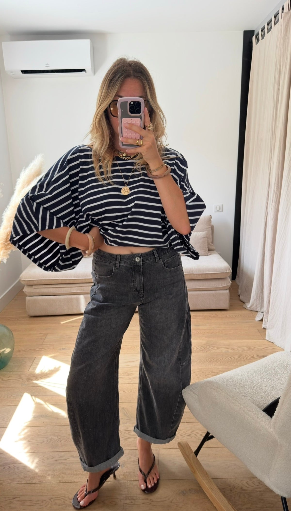 BILLIE — TOP DOS NU BLEU MARINE