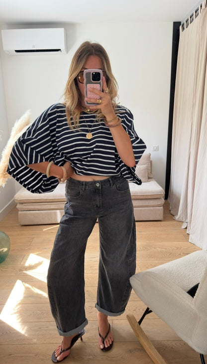 BILLIE — TOP DOS NU BLEU MARINE