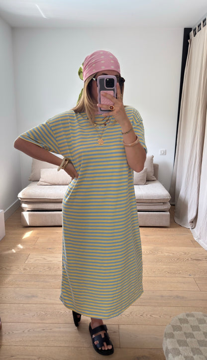 Robe marinière jaune ✨