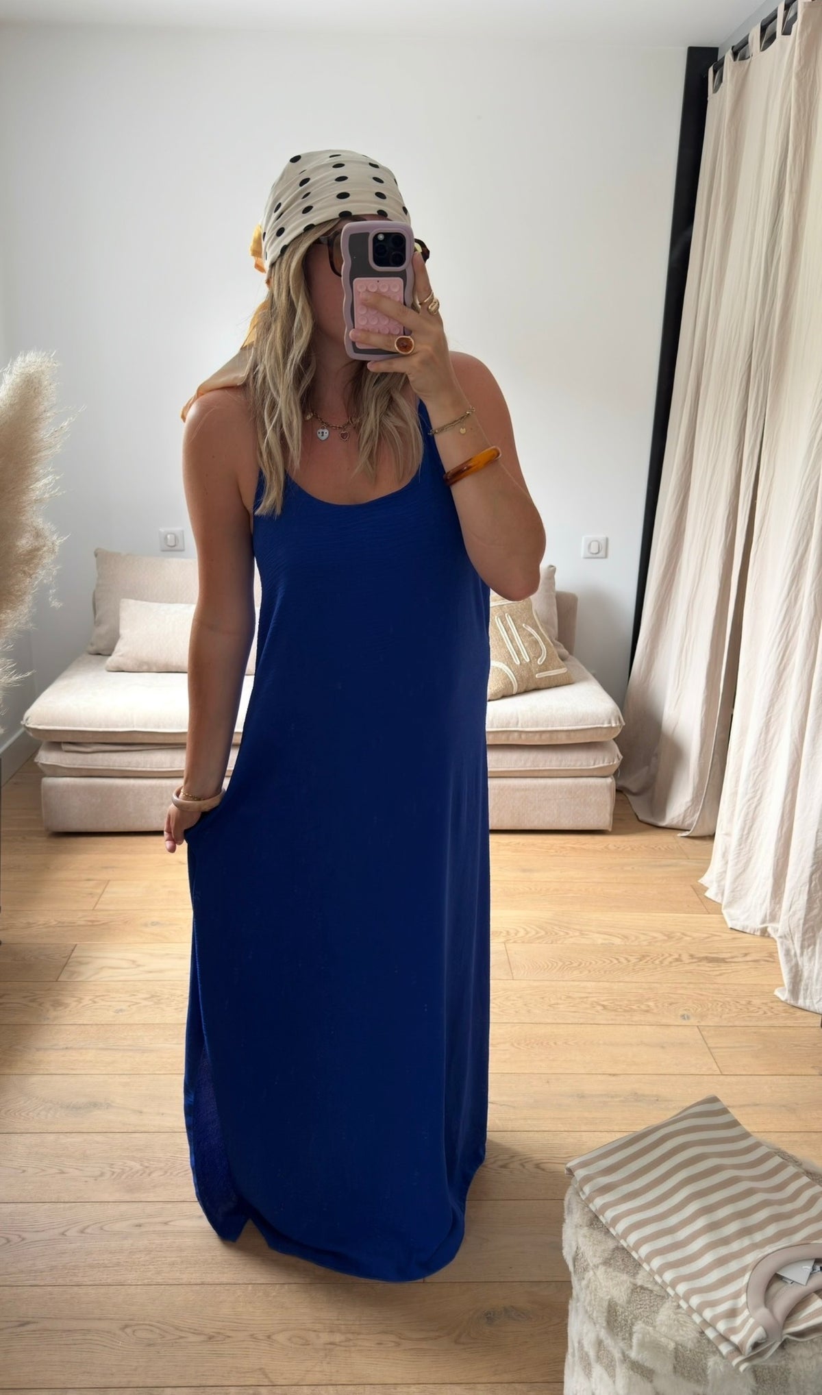 Robe longue fendue 💙