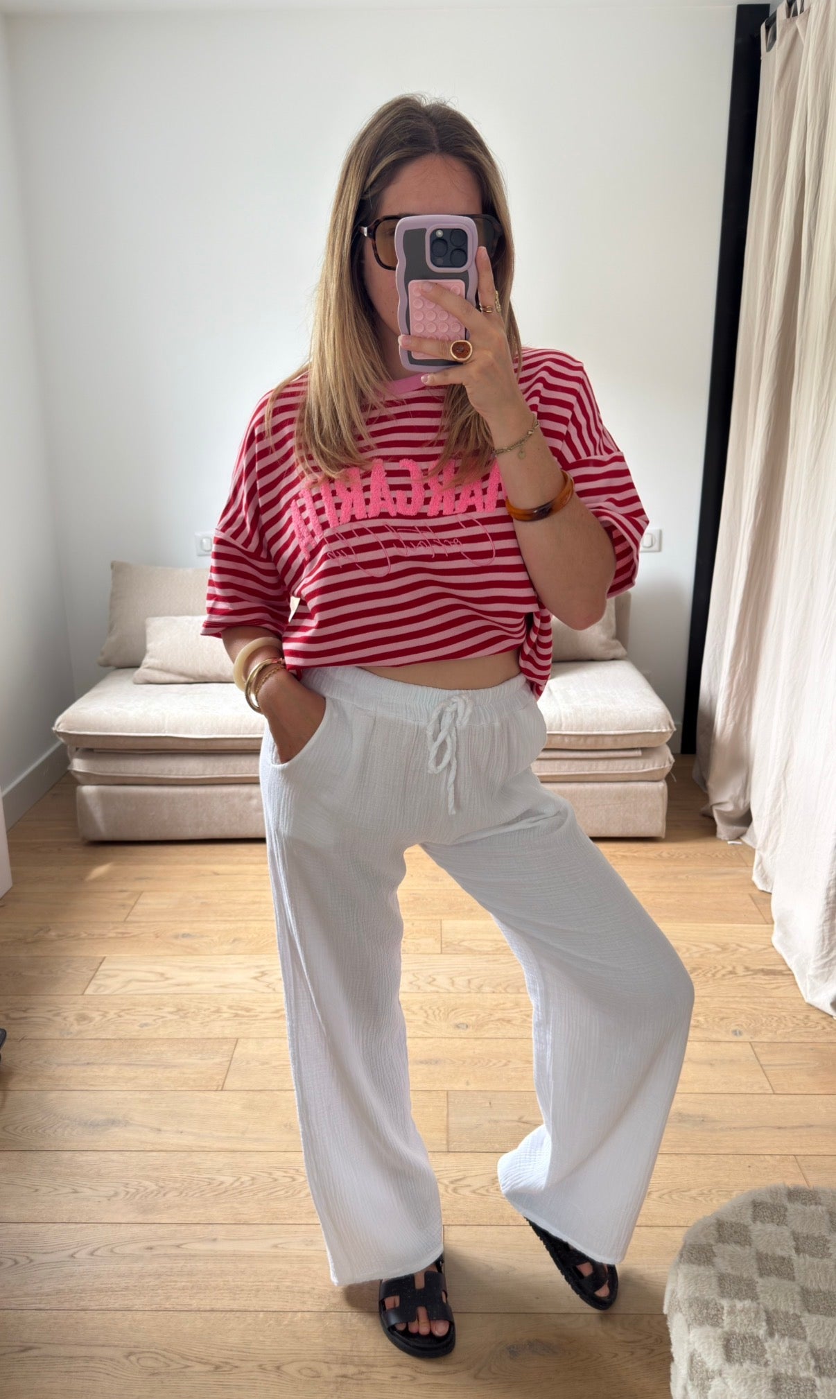 Pantalon en gaze de coton ✨