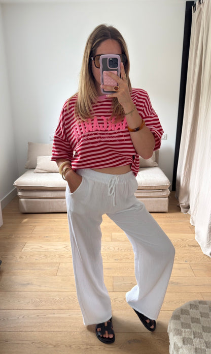 Pantalon en gaze de coton ✨