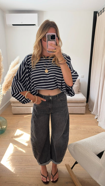BILLIE — TOP DOS NU BLEU MARINE